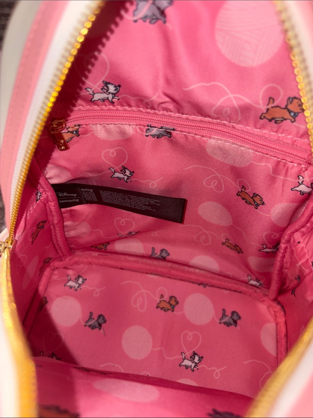 *Loungefly Disney The Aristocats Kittens & Yarn Mini Backpack - NWT** - Picture 2 of 7